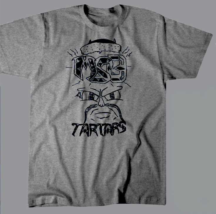 T Shirt with MSD Tartars logo