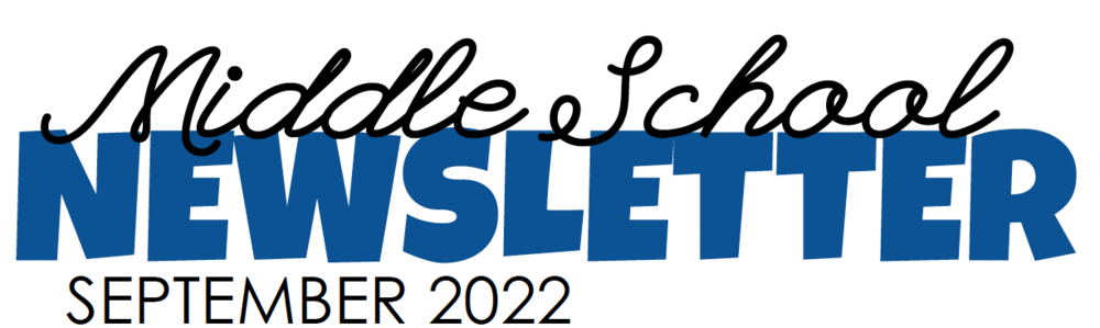 Logo with Text Middle School Newsletter September 2022